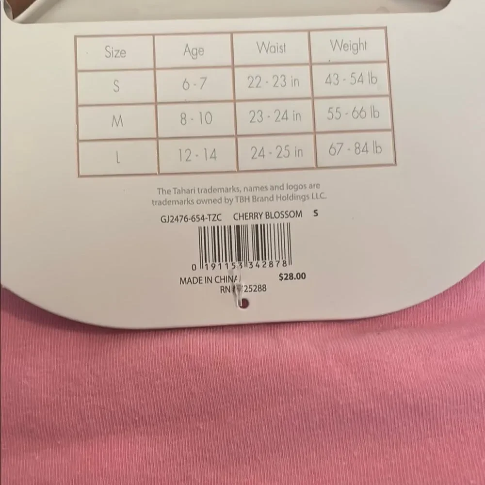 Tahari Kids'‎ Panties 3-Pack - Pink, Gray, White